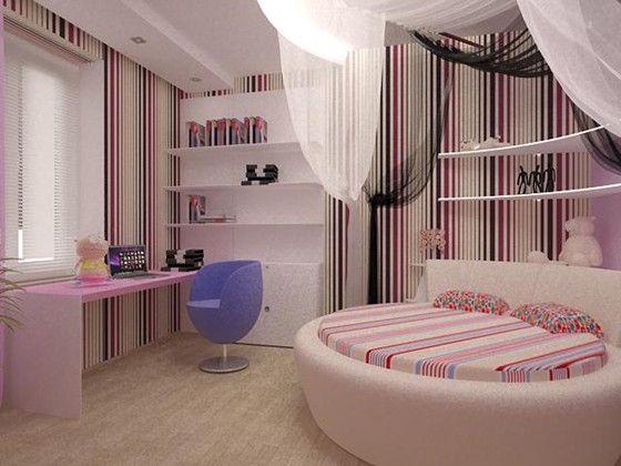 Interiors: Girl's room