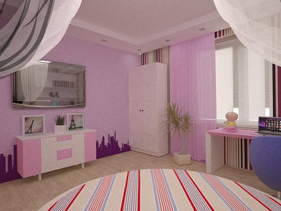 Interiors: Girl's room